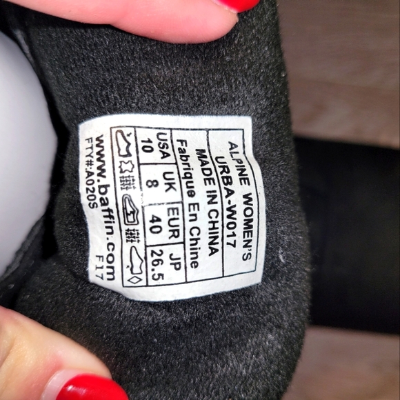NWT Women's Alpine boots, size US 10, EUR 40, black - Picture 8 of 8